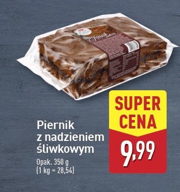 Piernik z powidłem śliwkowym promocja w Aldi