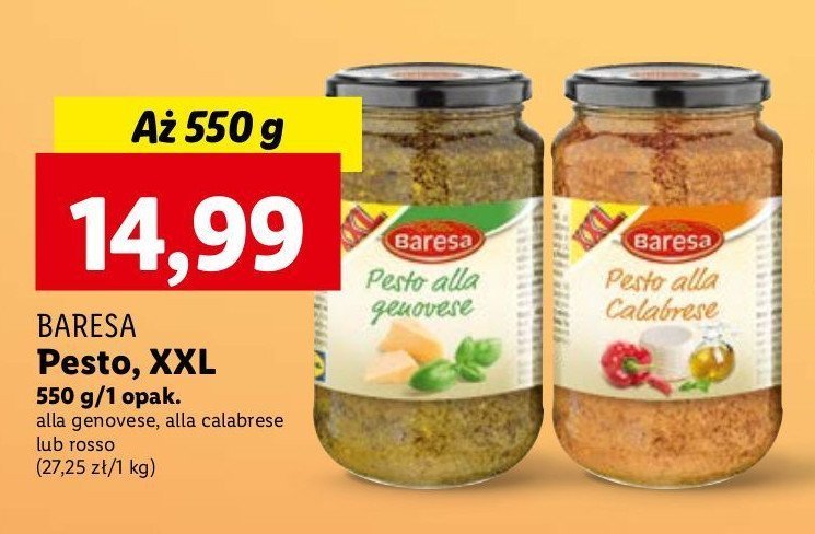 Pesto rosso Baresa promocja