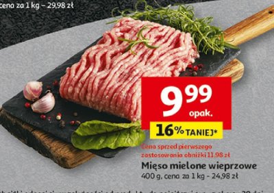 Mięso mielone wieprzowe 400 g Dział Samoobsługi promocja w Auchan