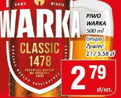 Piwo promocja w Chorten