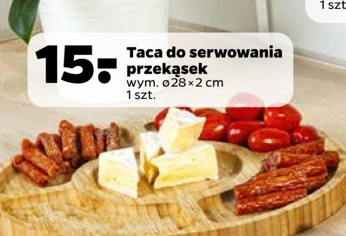 Taca do serwowania przekąsek promocja