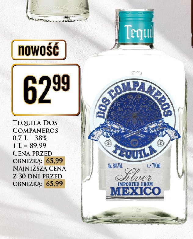 Tequila Dos companeros silver promocja