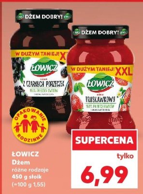 Dżem różne rodzaje Łowicz promocja w Kaufland