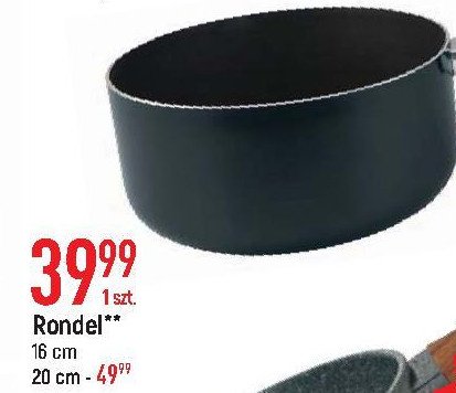 Rondelek 20 cm promocja w Wafelek