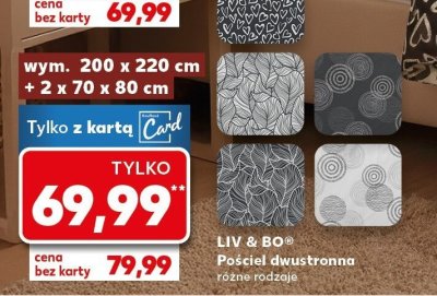 Pościel dwustronna promocja w Kaufland