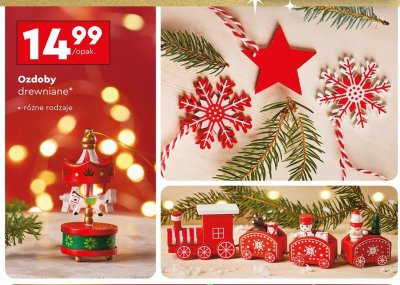 Ozdoby drewniane promocja w Biedronka