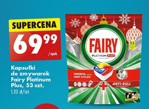 Kapsułki do zmywarki regular Fairy platinum plus promocja