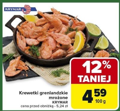 Krewetki promocja w Carrefour Market
