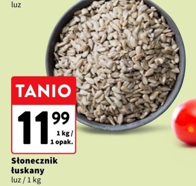Słonecznik łuskany luz promocja w Intermarche