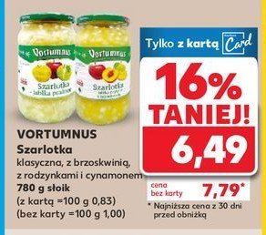 Szarlotka jabłko prażone z brzoskwinią Vortumnus promocja w Kaufland