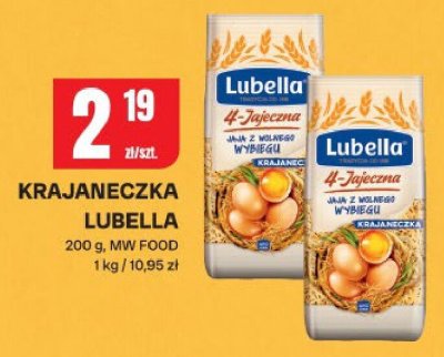 Makaron krajaneczka Lubella 4-Jajeczna promocja w Chorten