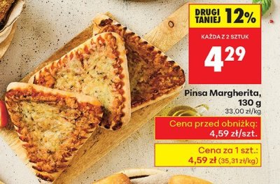 Pinsa Margherita promocja w Biedronka
