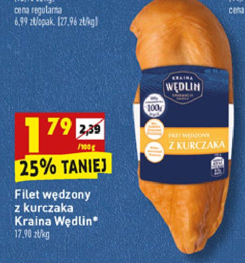 Filet wędzony z kurczaka Kraina wędlin promocja