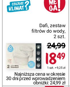 Wkład filtrujący classic Dafi promocja