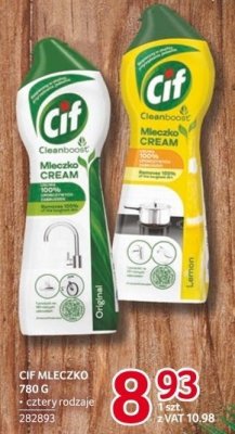 Mleczko czyszczące Cif 780 g promocja w Selgros