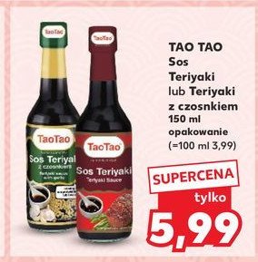 Sos teriyaki z czosnkiem Tao tao promocja