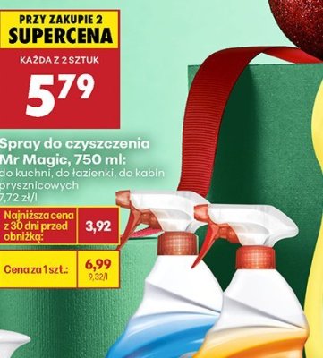 Spray do czyszczenia Mr Magic, 750 ml do kuchni promocja w Biedronka