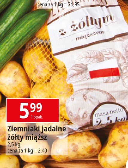 Ziemniaki z żółtym miąższem promocja