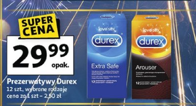 Prezerwatywy Durex 12 szt., wybrane rodzaje promocja w Auchan