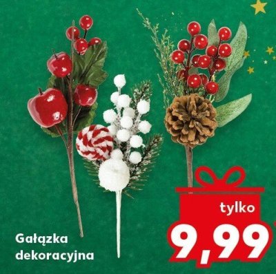 Gałązka dekoracyjna promocja w Kaufland