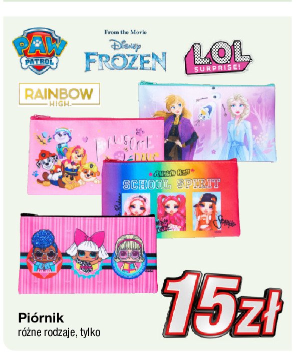 Piórnik frozen promocja