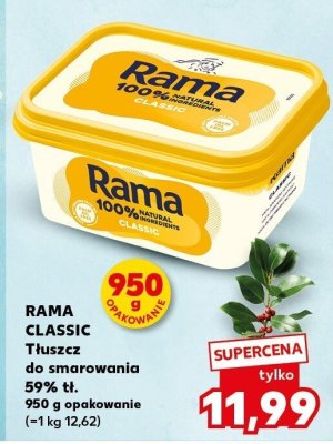 Tłuszcz do smarowania 59% tł. RAMA CLASSIC promocja w Kaufland