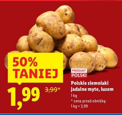 Polskie ziemniaki luzem promocja w Lidl