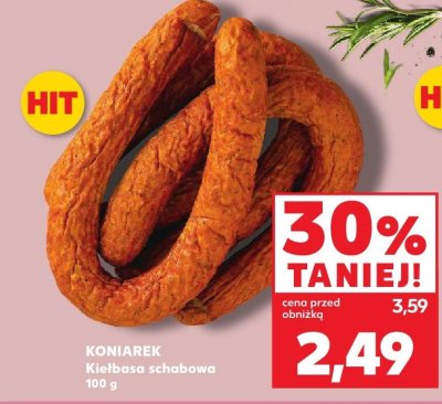 Kiełbasa schabowa promocja w Kaufland