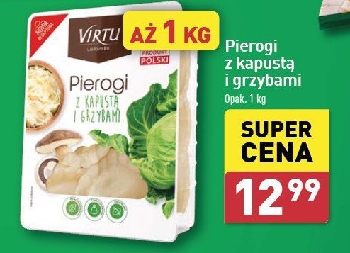 Pierogi z kapustą i grzybami Virtu promocja