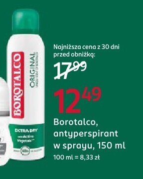 Dezodorant antyperspirant w sprayu promocja w Rossmann
