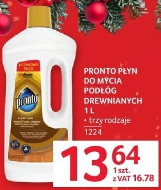 Płyn do podłóg Pronto 1 L promocja w Selgros