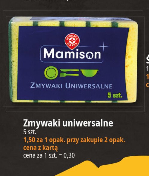 Zmywaki uniwersalne Wiodąca marka mamison promocja w Leclerc