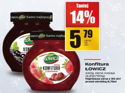 Konfitura ŁOWICZ promocja w Supeco