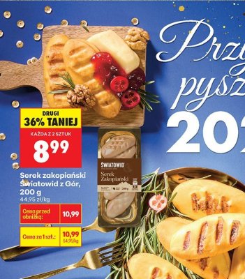 Ser zakopiański z Gór, 200 g Światowid promocja w Biedronka