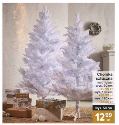 Choinka sztuczna bia艂a 180 cm promocja
