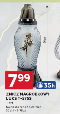 ZNICZ NAGROBKOWY LUKS T-575S promocja w Stokrotka