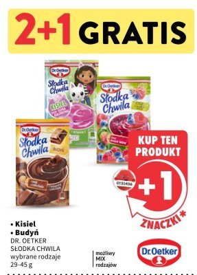 Kisiel Słodka Chwila wybrane rodzaje promocja w Intermarche