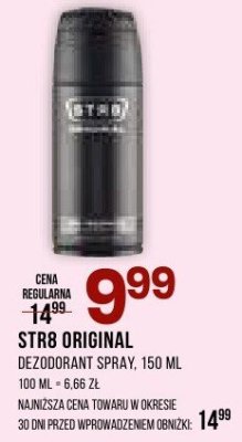 Dezodorant spray STR8 ORIGINAL promocja w Drogerie Natura