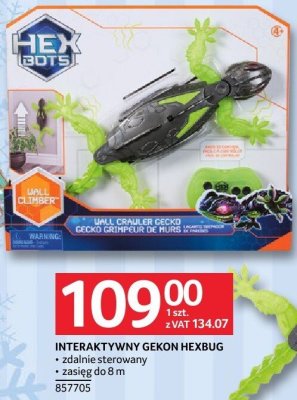 Interaktywny gekon Hexbug promocja w Selgros