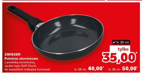 Patelnia 20 cm Zwieger promocja