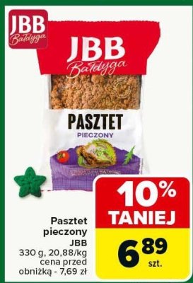 Pasztet pieczony JBB promocja w Carrefour