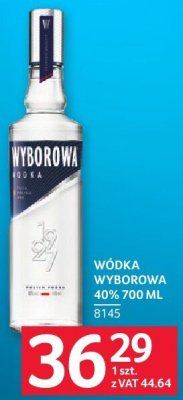 Wódka Wyborowa 40% 700 ml promocja w Selgros