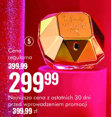 Woda perfumowana Paco rabanne lady million promocja