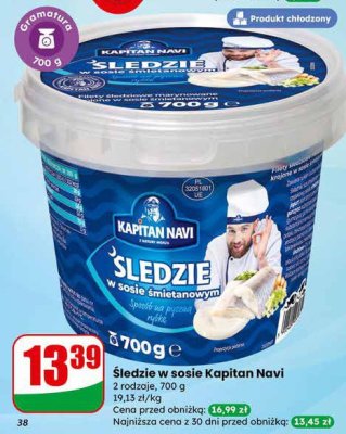 Śledzie w sosie śmietanowym promocja w Dino