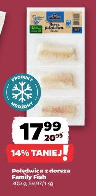 Polędwica z dorsza Family Fish promocja w Netto