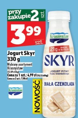 Jogurt Skyr 330 g promocja w TOPAZ
