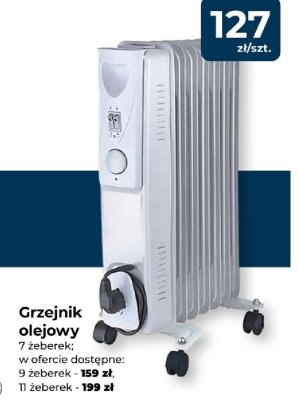 Grzejnik olejowy 7 żeberek promocja w PSB Mrówka