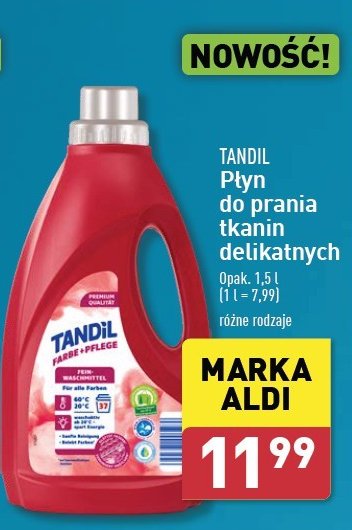 Płyn do prania tkanin delikatnych Tandil promocja