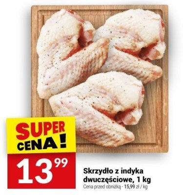 Skrzydło z indyka dwuczęściowe, 1 kg promocja w Twój Market