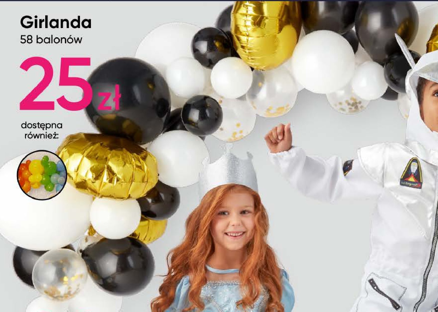 Girlanda 58 balonów promocja